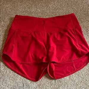 NWOT Lululemon Speed Up High Rise Shorts 8 Tall